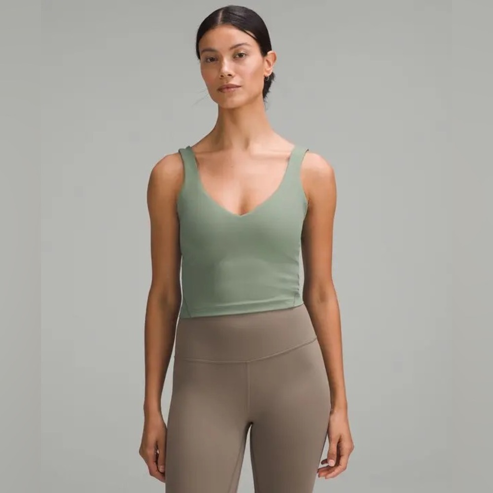 SOLD Lululemon Align Tank Top size 6 Grey Eucalyptus GREU